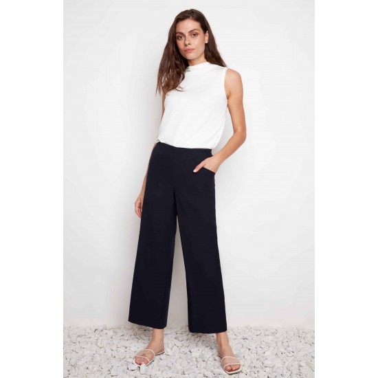 Up! - Techno Core Wide Leg Pant - Navy