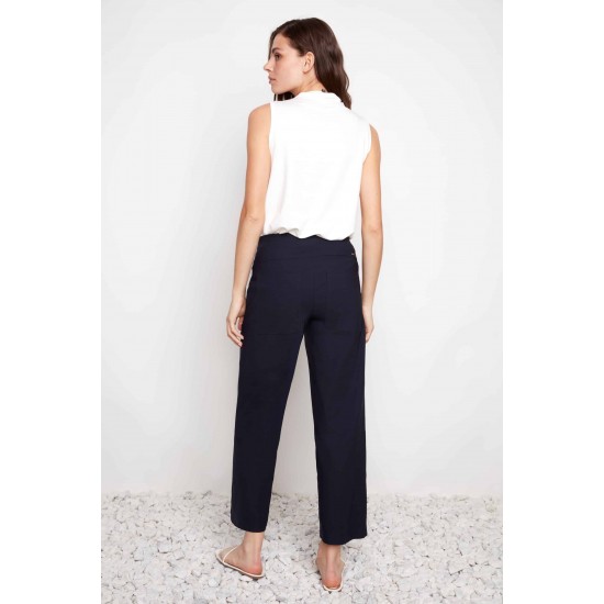 Up! - Techno Core Wide Leg Pant - Navy