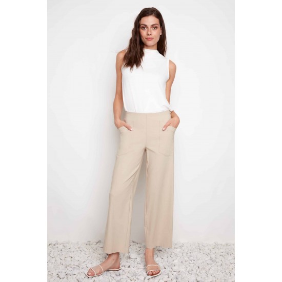 Up! - Techno Core Wide Leg Pant - Sand
