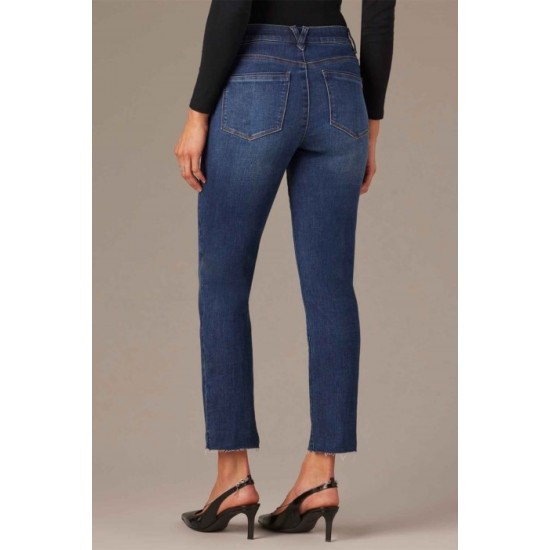 Wit & Wisdom - Logan High Rise Skinny With Raw Hem - Blue
