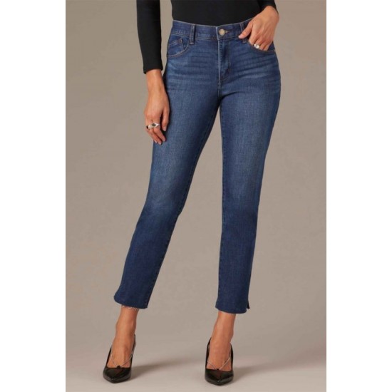 Wit & Wisdom - Logan High Rise Skinny With Raw Hem - Blue