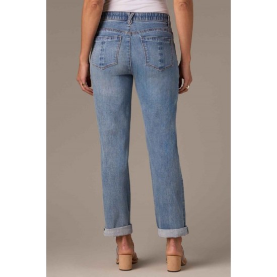 Wit & Wisdom - Gemma Girlfriend High Rise - Light Blue