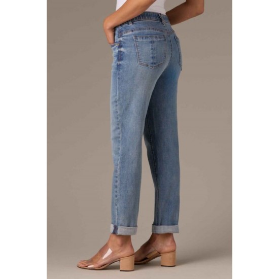 Wit & Wisdom - Gemma Girlfriend High Rise - Light Blue