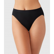 Wacoal - Understated Cotton Hi-Cut 879362 - Black