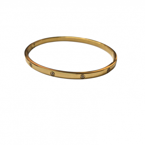 Merx Bangle - Gold 4mm 720-153-1