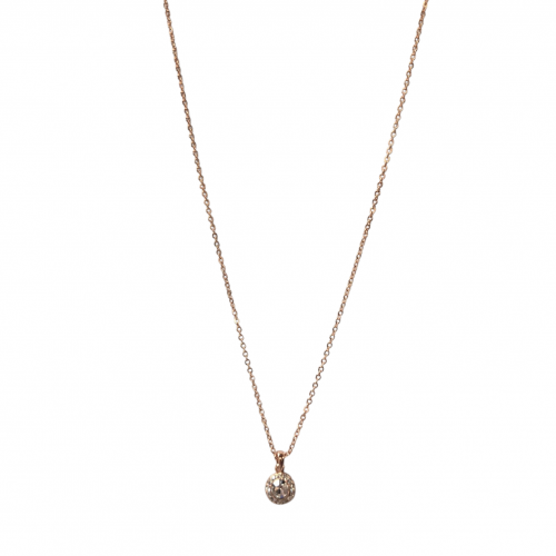 Merx Sofistica Rose Gold Plate Pendant Necklace 85-3586