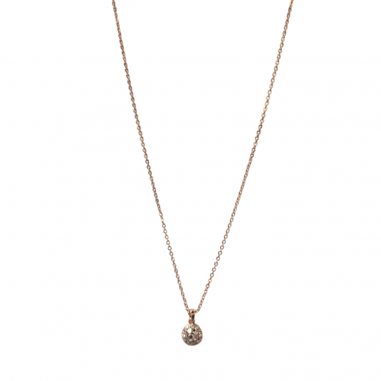 Merx Sofistica Rose Gold Plate Pendant Necklace 85-3586