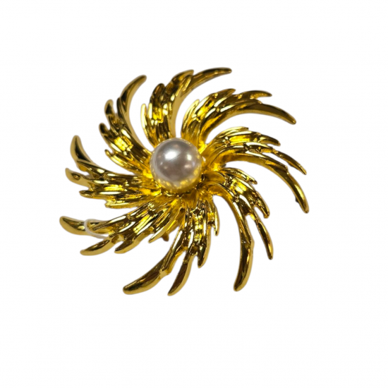 Merx Sofistica Brooch - Gold 740-183-1
