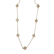 Merx Sofistica Long Necklace - Gold+CRY/White 700-161