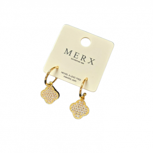 Merx Sofistica Double-Side Earring - Gold+CRY/White 710-161