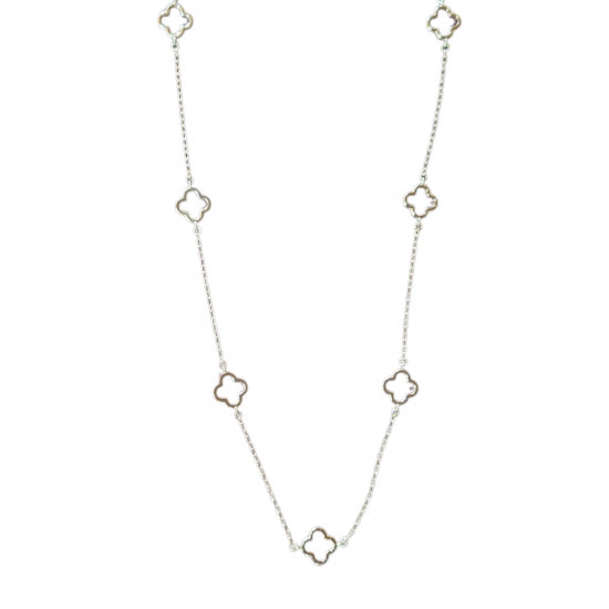 Merx Sofistica Hollow Necklace #700-167 - Silver