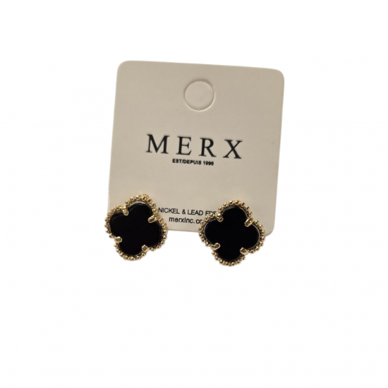 Merx Four Leaf Clover #710-111 - Gold/Black