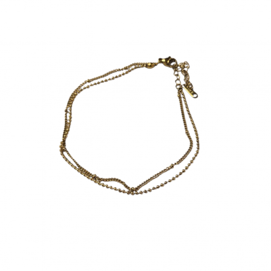 Merx Anklet Gold Stainless Steel #730-130