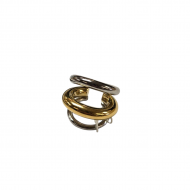 Merx Ear Cuff Silver & Gold Stainless Steel #710-137