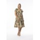 Orientique - Lima Olive Dress - Layers Sleeveless #20-105