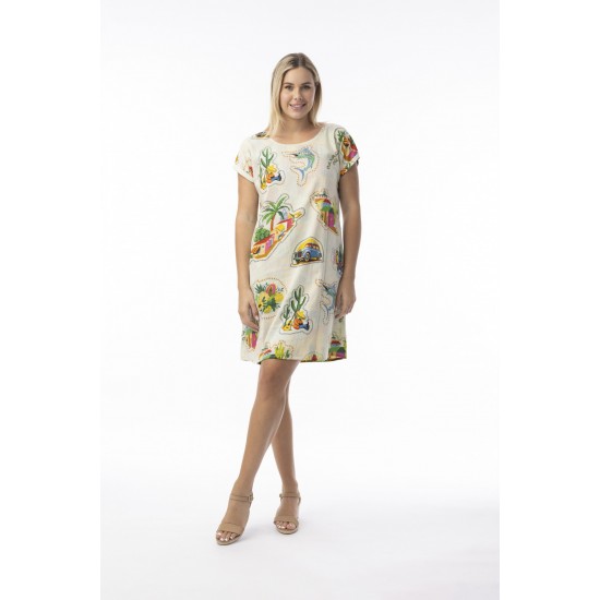 Orientique - Guatemala Dress - Short Sleeve Reversible #30-167