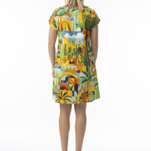 Orientique - Guatemala Dress - Short Sleeve Reversible #30-167