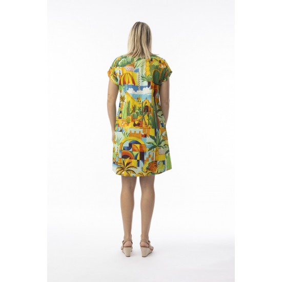 Orientique - Guatemala Dress - Short Sleeve Reversible #30-167