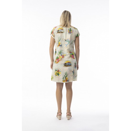 Orientique - Guatemala Dress - Short Sleeve Reversible #30-167