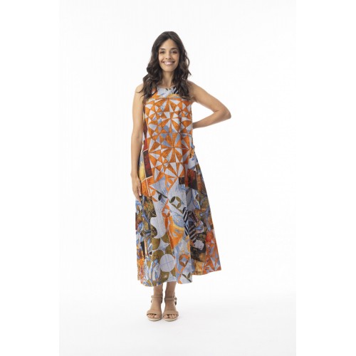 Orientique - Wyndham Dress - Maxi Round Neckline #20-146