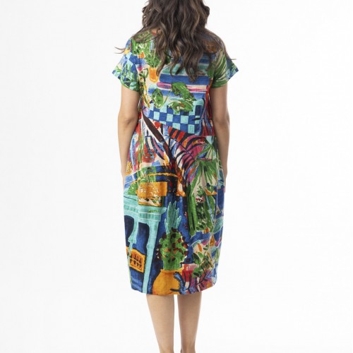 Orientique - Oasis Bubble Dress - Short Sleeve #20-151