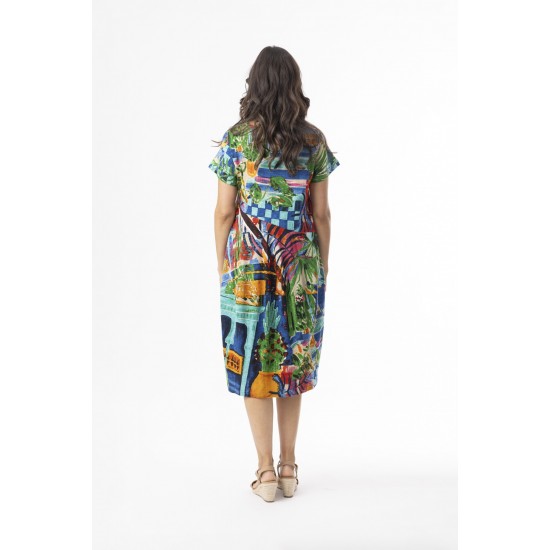 Orientique - Oasis Bubble Dress - Short Sleeve #20-151