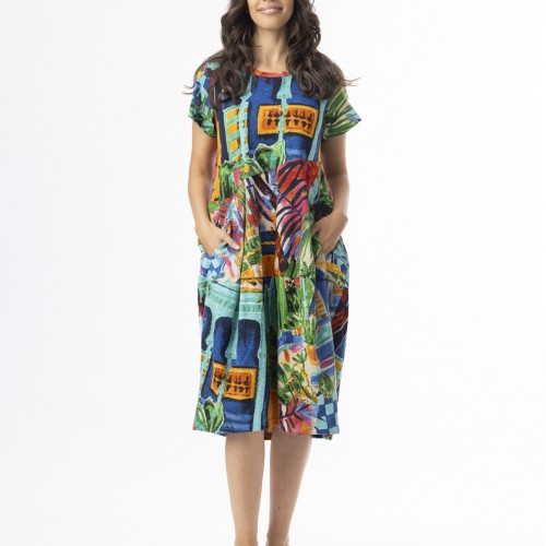 Orientique - Oasis Bubble Dress - Short Sleeve #20-151