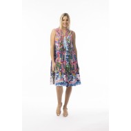 Orientique - Scooter Dress - V-pleated #20-155