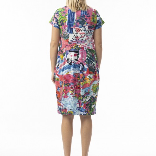 Orientique - Scooter Bubble Dress - Short Sleeve #20-151