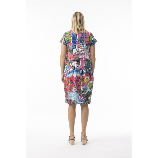 Orientique - Scooter Bubble Dress - Short Sleeve #20-151