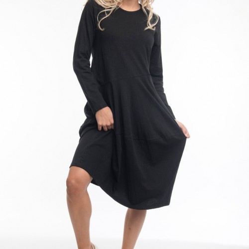 Orientique - Essential Knit Bubble Dress - Black