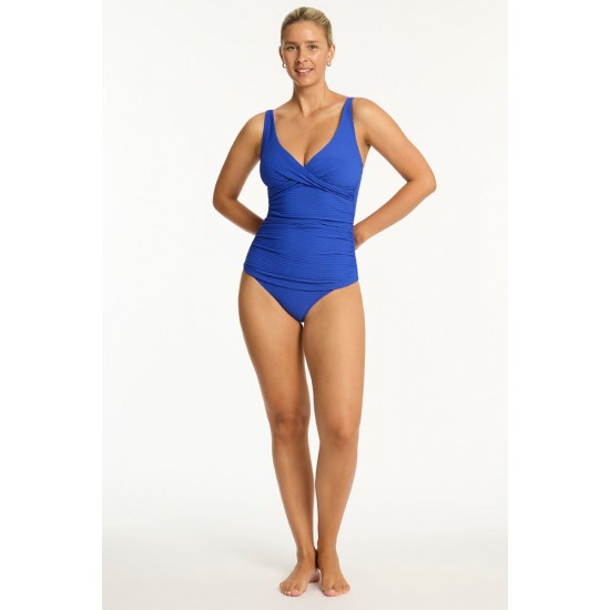 Sea Level - Spinnaker Cross Front Singlet- Cobalt