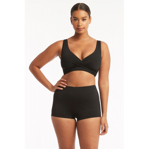 Sea Level - Essentials Katie Boy Leg Pant - Black