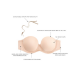 Wacoal - Red Carpet Strapless Full Busted Underwire Bra 854119 Sand
